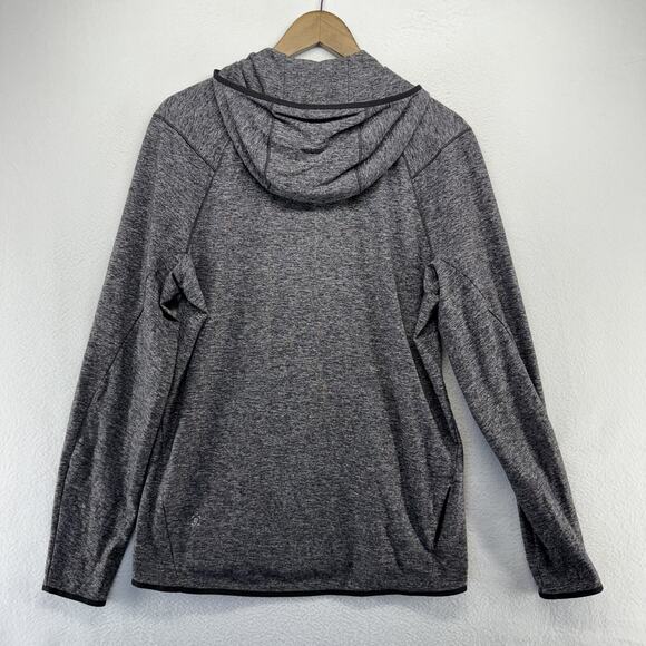Lululemon Surge Warm Hoodie men's Medium Gray 1/4 Zip Pullover Running Training - Picture 7 of 11